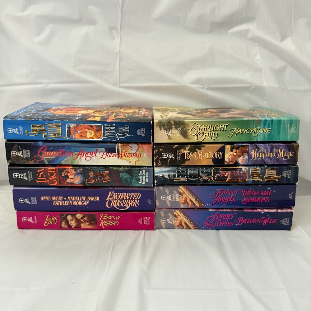 Vintage Love Spell Romance Novels Lot of 10 90s Paperback Mass Market